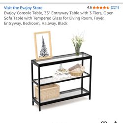 Black Console Table 