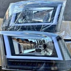 11-18 Ram LED DRL Headlights Luces Micas Calaveras Faros Faroles Focos 19-24 Ram