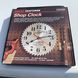 Sears wall clock, new, never used. $15.00