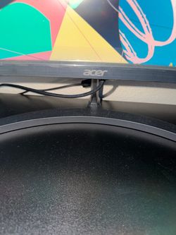 Acer Nitro 31.5" Curved 1080p  180Hz FreeSync Premium Gaming Monitor:VA Panel, 1ms Response