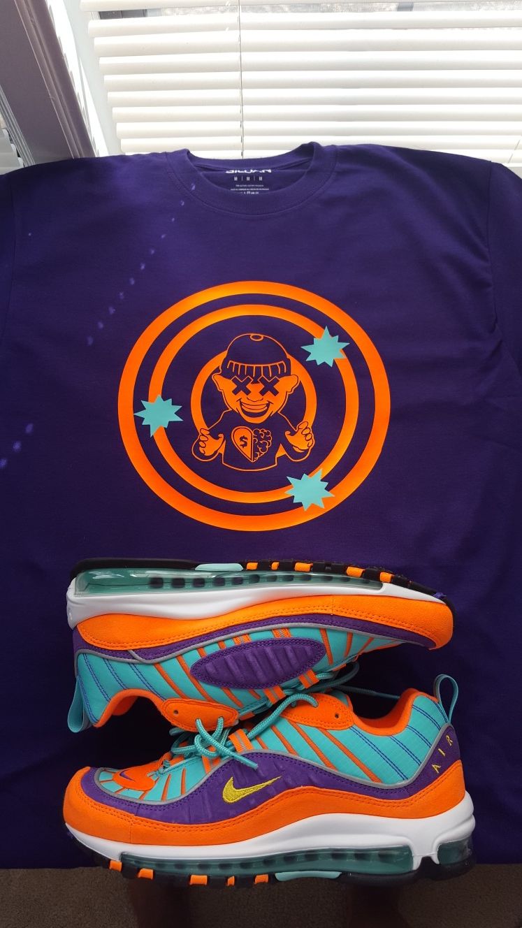 SHIRTS for Airmax air max 98 cone grape orange