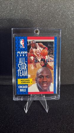 Michael Jordan fleer 91 all star team