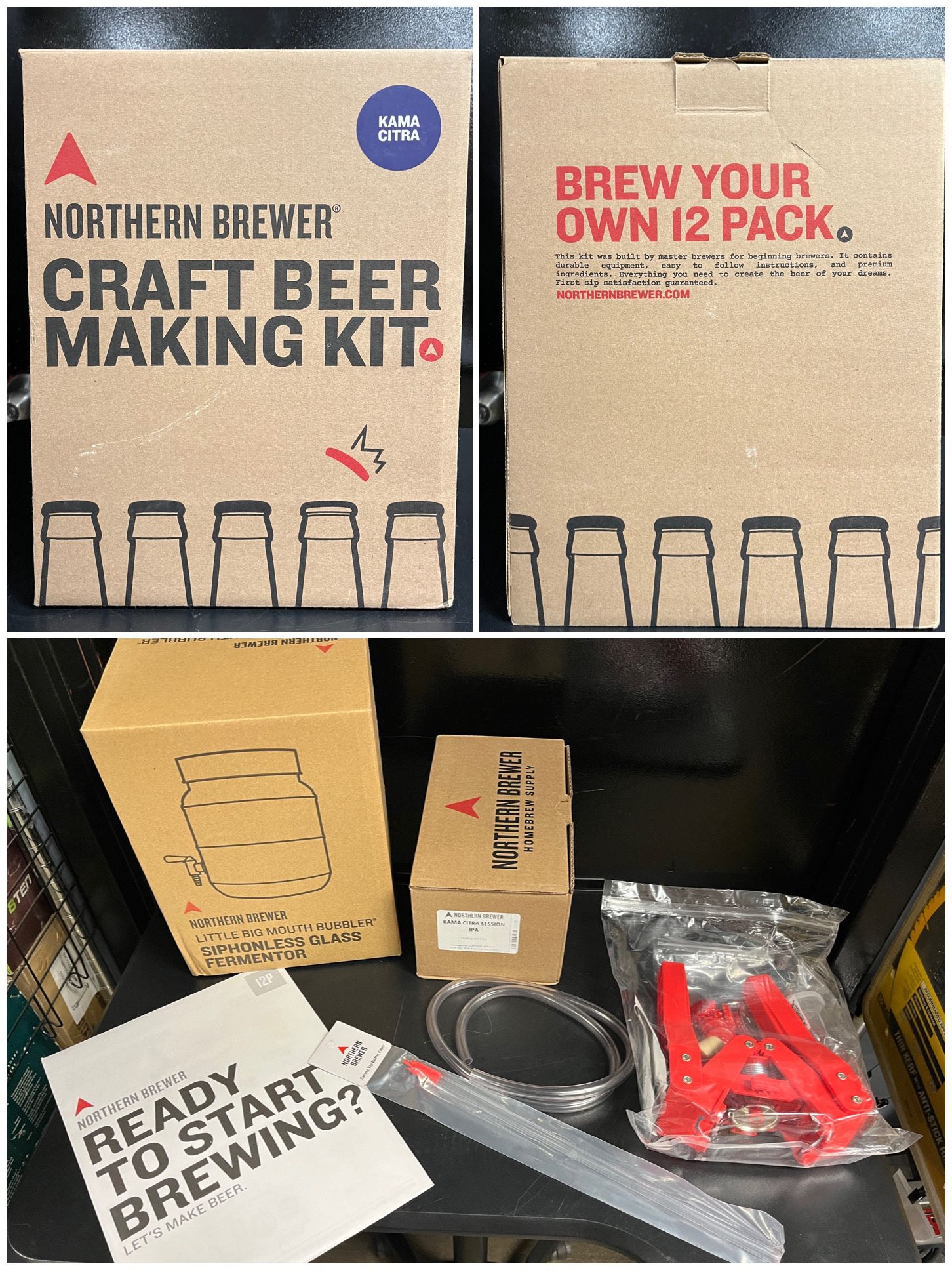NORTHERN BREWER CRAFT BEER MAKING KIT. КАМА CITRA BREW YOUR OWN 12 PACK.