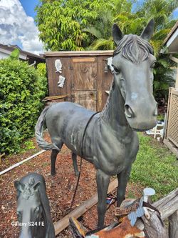 6x7 Bronze Horse