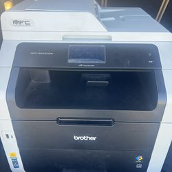 Brother 9340 Laser Printer With Toner And Extra Cartridges Works Great 