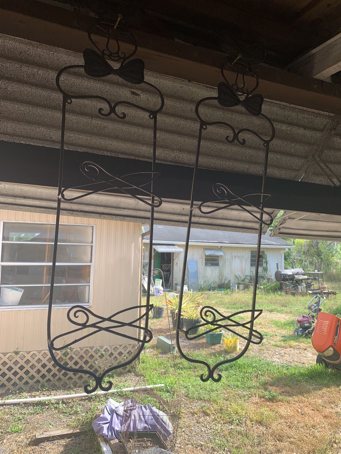 Wine Bottle Holders, Plate Holders, And Candle Holders