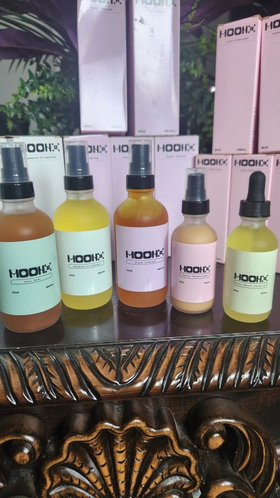 Toner Facial Oil Super Cleaner  Hydrating Moisturizer 21 PC Moonx Cosmetics NEW