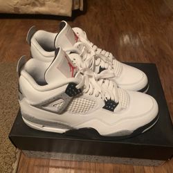 Jordan 4 White Cement, Size 12