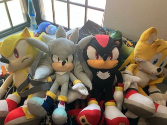 Sonic the Hedgehog Large Plush Set of 4