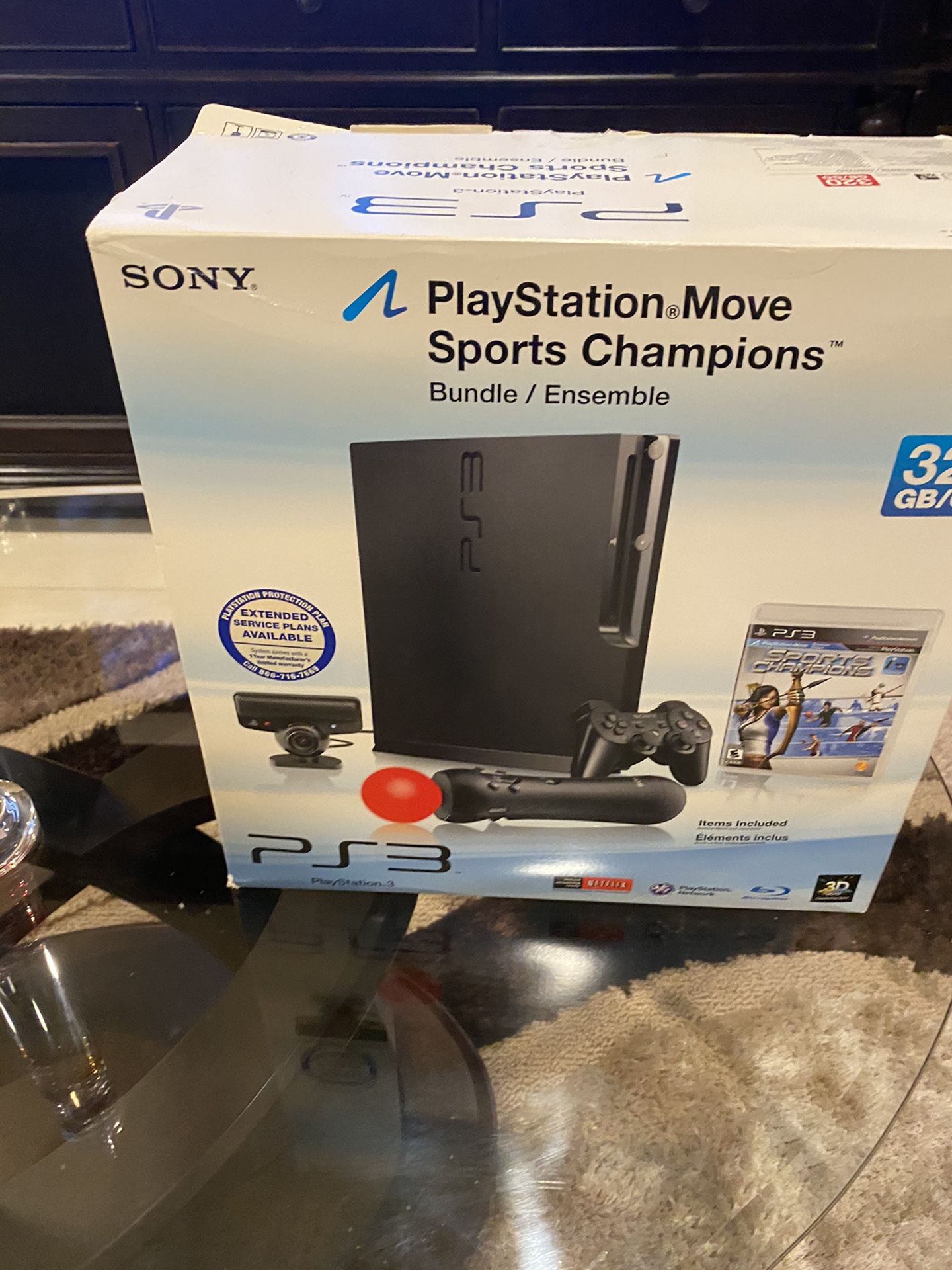 Play station PS3. Move sport champion bundle