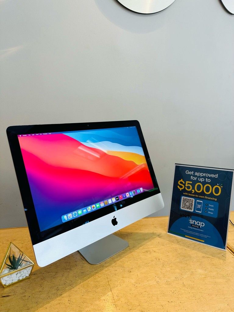  Apple iMac 21” Core i5 Processor/8GB/256GB Desktop  Warranty‼️Finance Now Comes with Office & Final Cut