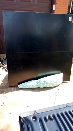 Black solid wood with two centerpieces dining table