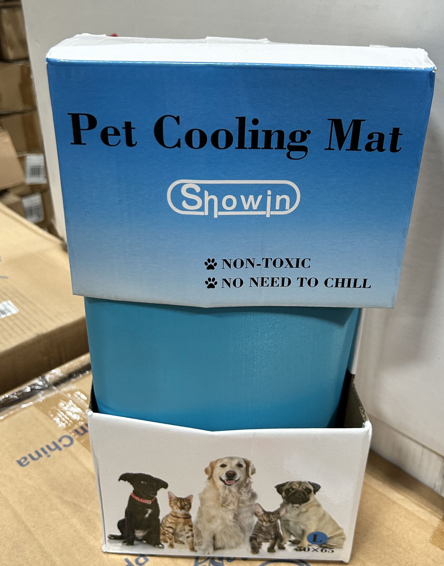 Pet Cooling Mat, Large Pressure Activated No Water Or Refrigeration Needed Non Toxic Gel Cooling Pad,ideal For Home Travel And Crates