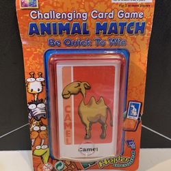 Animal Match Card Game, Great For Kids!