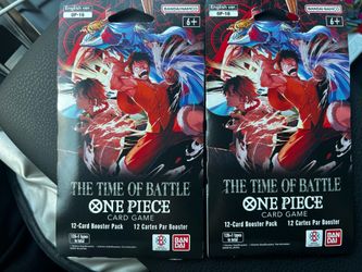 2 One Piece Card Game OP-16 Booster Packs x2
