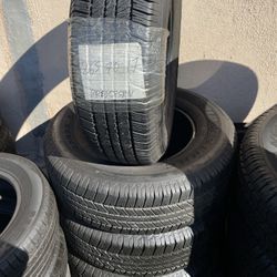 265/70/17 Bridgestone// Set of four tires installed and balanced // Set De 4 Llantas Instaladas Y Balanceadas 