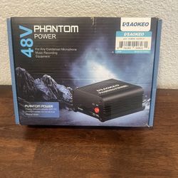 New Unopened. Phantom Power 48V 