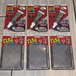 Flex Glue White Flex Tape Set Of 6 