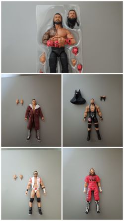 WWE Action Figure Lot with Accessories