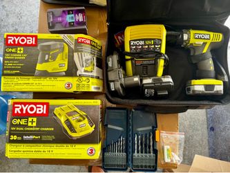 RYOBI Drill & Sander Set w/ Batteries
