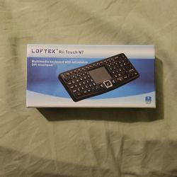 LOFTEK RII TOUCH N7 MULTIMEDIA KEYBOARD WITH ADJUSTIBLE DPI TOUCHPAD