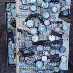 Multiple Watches And Watch Pieces