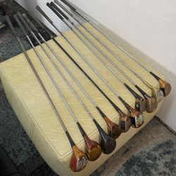 Vintage Golf Clubs Lot