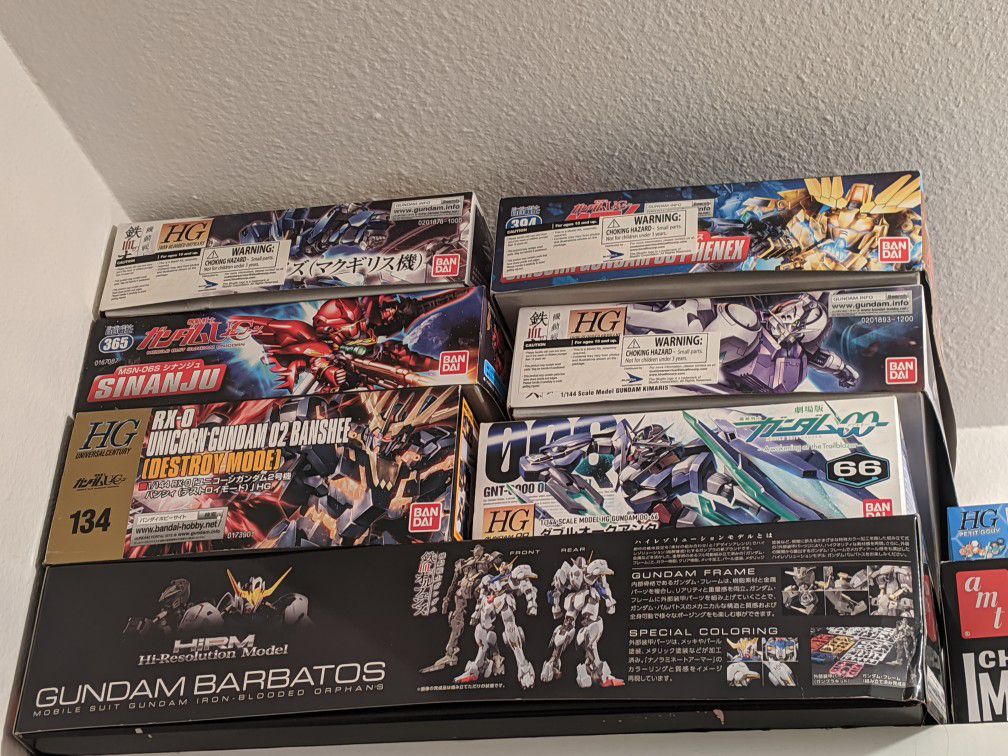 Gundam models
