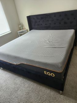 King size Bed and platform