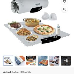 BREETEE WarmPad Pro - Electric Food Warming Mat Keep Every Meal Warm Silicone Heating Mat with 9 Temperature Settings from 104°F to 248°F - Roll Up Wa