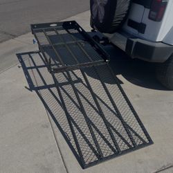 Scooter Ramp /Hitch 500 Lb Capacity L Shape Ramp 