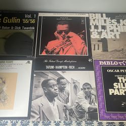 Miles Davis, Bill Evans, Chet Baker, Art Tatum Jazz vinyl records