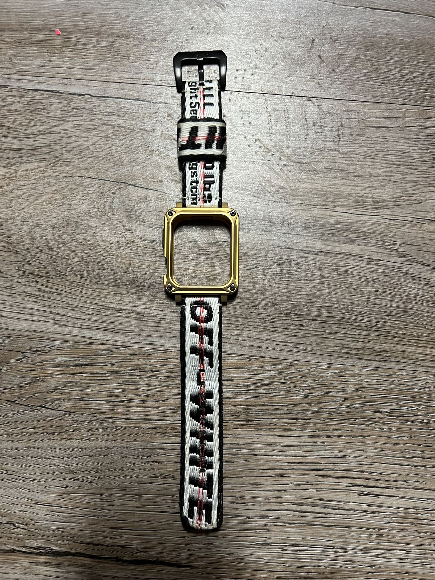 Off-White Apple Watch Band W/ Metal Case