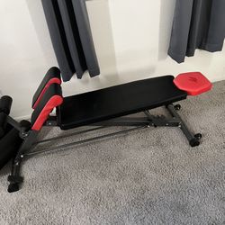 Finer Form Multi-Functional FID Weight Bench for Full All-in-One Body Workout – Hyper Back Extension, Roman Chair, Adjustable Ab Sit up Bench, Incline