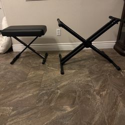 Keyboard Bench And Stand