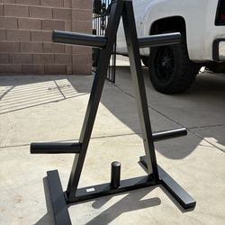 Weight plate tree