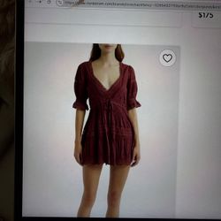 Burgundy Love Shack Fancy Lilia’s Dress