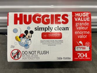 Huggies Simply Clean Baby Wipes 704 Count