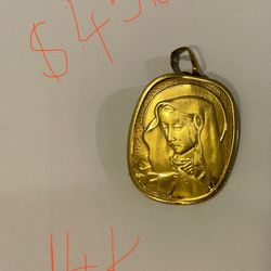 14k Gold  Pendant 