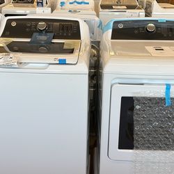 New GE Top Load Washer And Dryer - Financing Available 