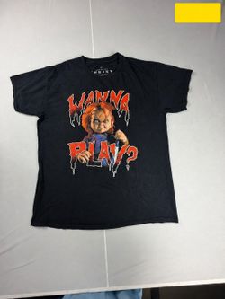 Bride of Chucky Wanna Play? T-Shirt L