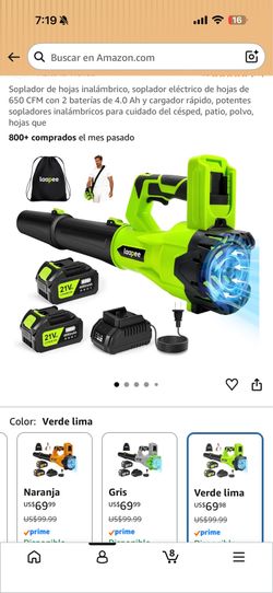 BRAND NEW Wireless Leaf Spoper / Soplador de hojas inalámbrico