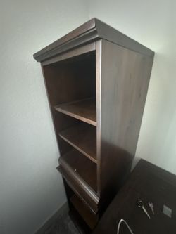 Heavy Wood Filing Cabinet 