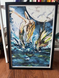 Framed Poster Mermaid