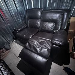Recliner Loveseat Couch Leather