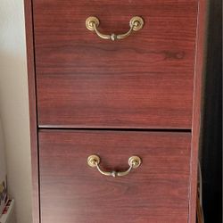 Tall Wood File Cabinet
