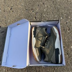 JORDAN 3 FAMILY AFFAIR SZ 8.5 OG BOX/REPLACEMENT INSOLES