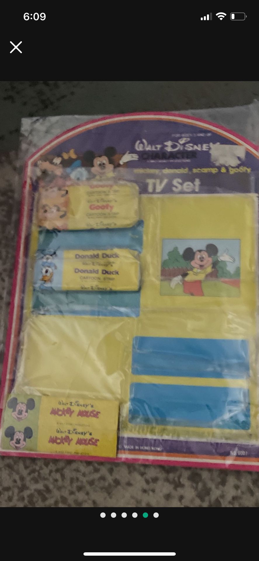 Disney VTG Character Color TV