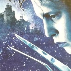 Edward Scissorhands W/ Johnny Depp And Winona Rider.