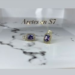 gold-plated earrings